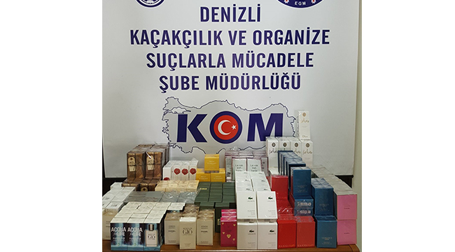 DENİZLİ’DE KAÇAK İÇKİ VE TÜTÜN OPERASYONU