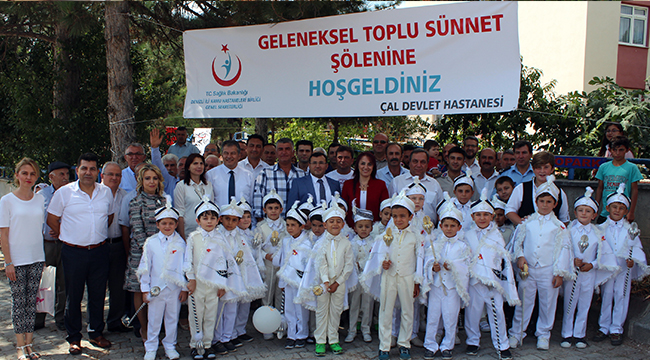 ÇAL’DA TOPLU SÜNNET DÜĞÜNÜ