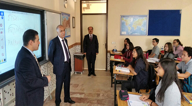 KARAHAN, NEVZAT KARALP ANADOLU LiSESi’Ni ZiYARET ETTi