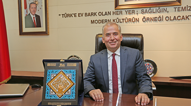 DENİZLİ'YE TÜRK DÜNYASI ŞEHİRCİLİK ÖZEL ÖDÜLÜ