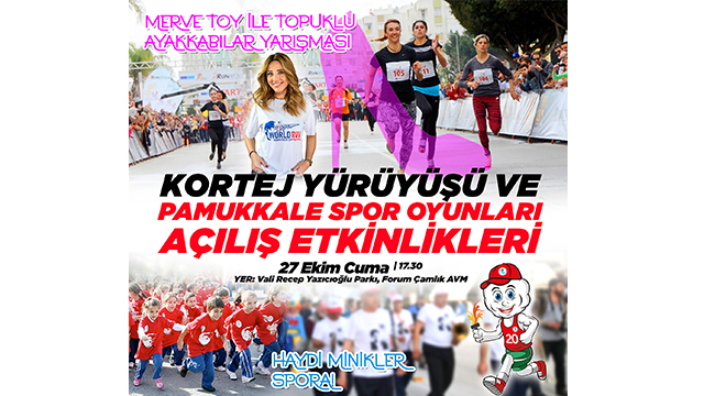 PAMUKKALE SPOR OYUNLARI CUMA GÜNÜ BAŞLIYOR