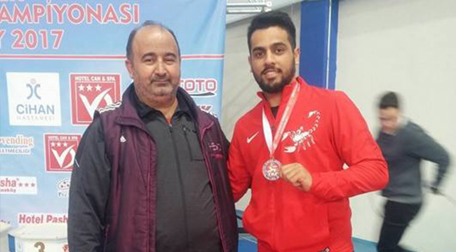DENİZLİLİ MUHAMMET TÜRKİYE ÜÇÜNCÜSÜ OLDU