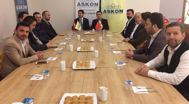 MİLLETVEKİLİ ÖZKAN'DAN ASKON'A ZİYARET