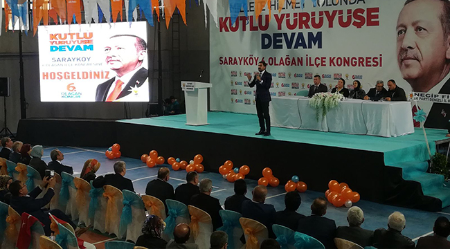 ÖZKAN İLÇE KONGRELERİNDE NET KONUŞTU
