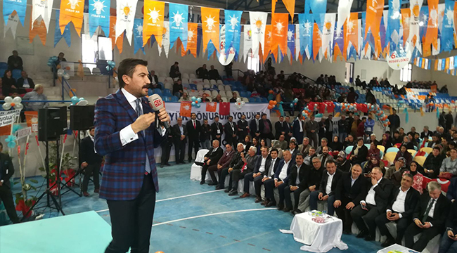 ÖZKAN İLÇE KONGRELERİNDE NET KONUŞTU