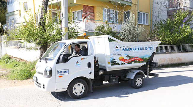 PAMUKKALE ÇÖP TAKSİ İLE DAHA TEMİZ