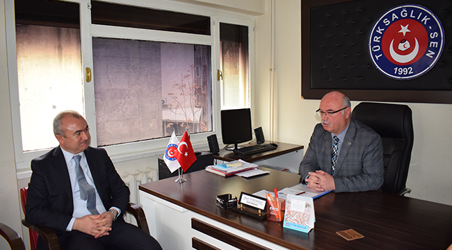 MHP’Lİ GARİP KAMU SEN’İ ZİYARET ETTİ