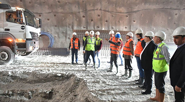 KARAHAN HONAZ TÜNELLERİNDE İNCELEME YAPTI
