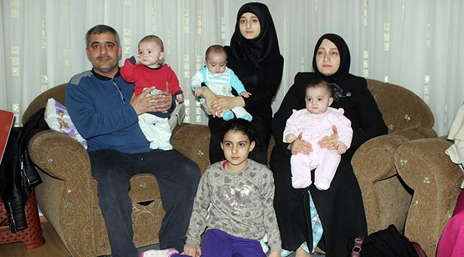ÜÇÜZLERİNE RECEP, TAYYİP, EMİNE İSMİ VERDİLER