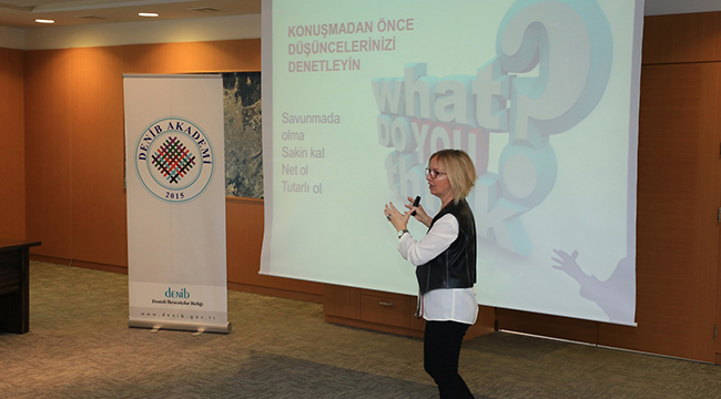DENİB’DEN AKILCI VE KISA KONUŞMA SANATI EĞİTİMİ