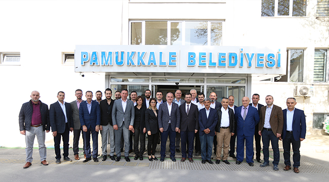 AK PARTİ İLÇE YÖNETİMİNDEN GÜRLESİN’E ZİYARET