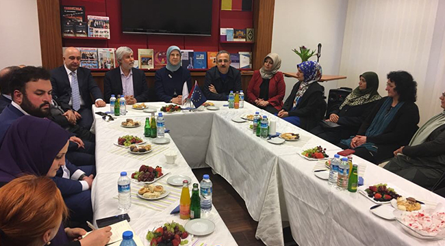 RAMAZANOĞLU ALMANYA’DA TEMASLARDA BULUNDU