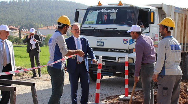 HAT DÖŞEME ÇALIŞMALARINA START VERİLDİ