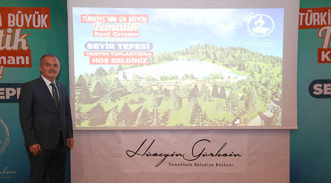 EN BÜYÜK TEMATİK KENT ORMANI PARKI YAPILIYOR
