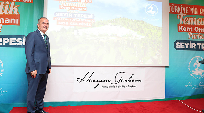 EN BÜYÜK TEMATİK KENT ORMANI PARKI YAPILIYOR