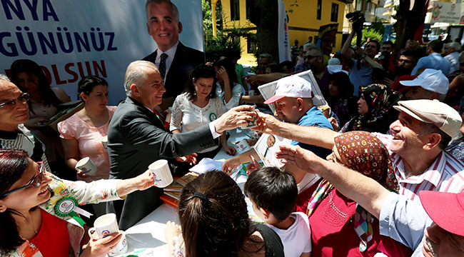ZOLAN ÇEVRE TEMALI HEDİYELER DAĞITTI