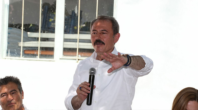 AK PARTİLİ TİN ACIPAYAMLILARLA BULUŞTU