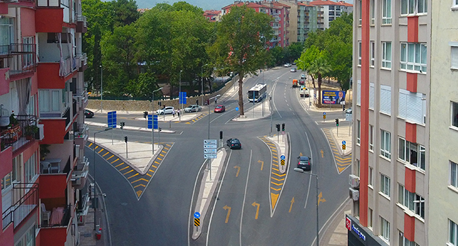 LİSE -DUMLUPINAR KAVŞAĞINDA TRAFİK ÇİLESİ BİTTİ