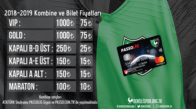 DENİZLİSPOR YÖNETİMİ FİYATLARI AÇIKLADI