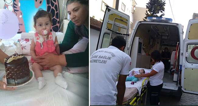 BAŞKAN ÖZBAŞ'TAN ELİF'E AMBULANS DESTEĞİ