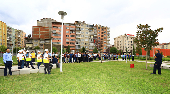 BÜYÜKŞEHİR DESKİ’DE ÇİFTE TATBİKAT