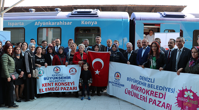 SOSYAL KOOPERATİF EĞİTİM VE TANITIM TRENİ DENİZLİ'DE