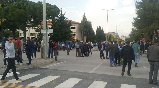 KALELİLER YAŞANAN OLAYI PROTESTO ETTİ