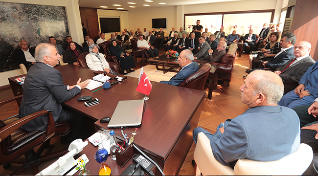 BAŞKAN ZOLAN, MUHTARLARI AĞIRLADI