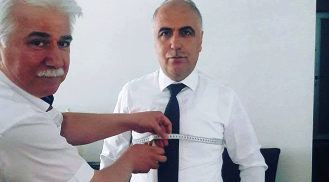 BAŞKAN COZA, VALi KARAHAN’IN ÖLÇÜSÜNÜ ALDI