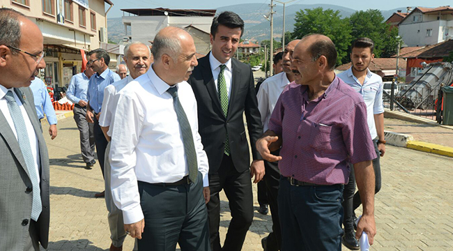 KARAHAN,BEYAĞAÇ’IN MUHTARLARI İLE BİRARAYA GELDİ