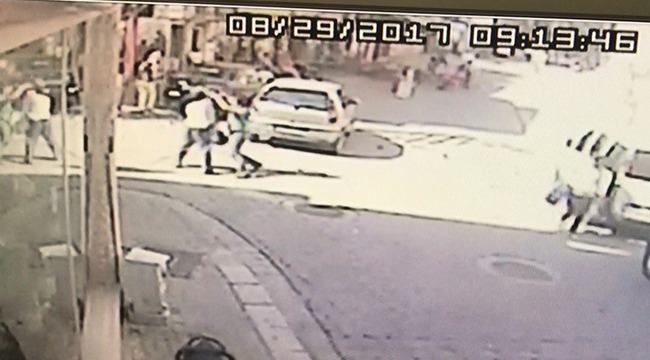 KOCASINI BIÇAKLAYAN KADIN GÜVENLİK KAMERASINDA