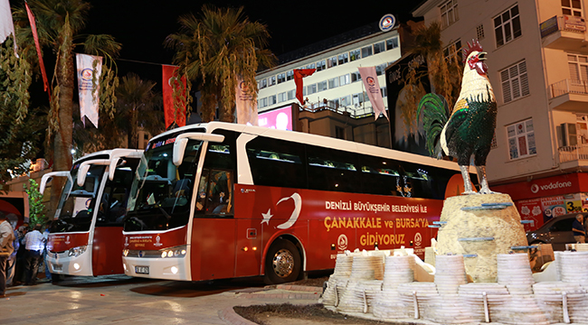 BURSA VE ÇANAKKALE’YE iKiNCi KAFiLE YOLA ÇIKTI