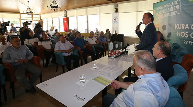 PAMUKKALE FUTBOL ŞÖLENi KURALARI ÇEKiLDi