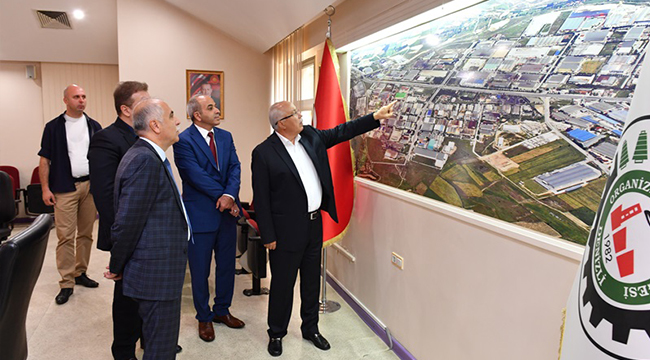 VALi KARAHAN, OSB’Yİ ZİYARET ETTİ