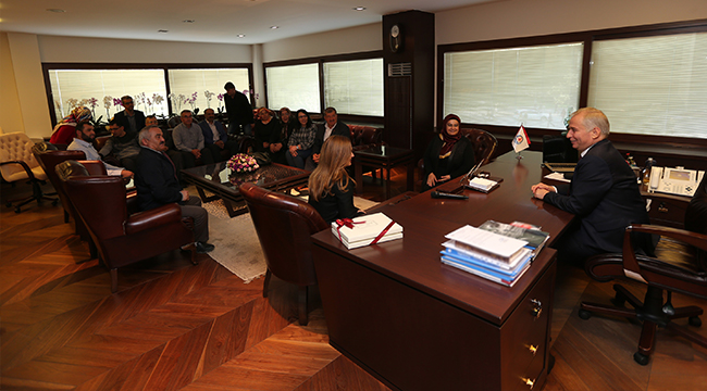 AK PARTİ ACIPAYAM’DAN BAŞKAN ZOLAN’A ZİYARET