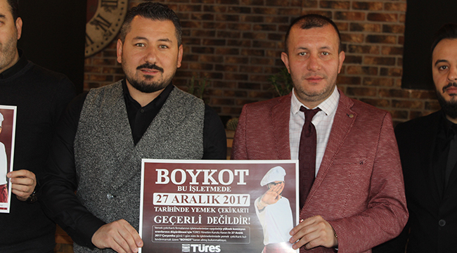 TÜRES, YEMEK ÇEKLERİNİ BOYKOTA HAZIRLANIYOR