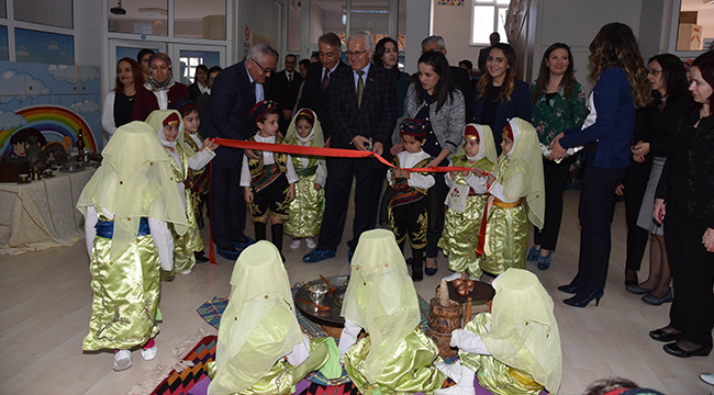 RUKİYE URHAN ANAOKULU ANADOLU PAZARI KURDU