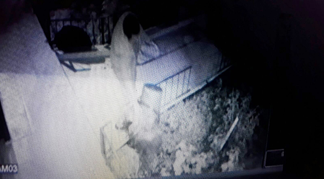 SANİYE SANİYE GÜVENLİK KAMERASINA YAKALANDI