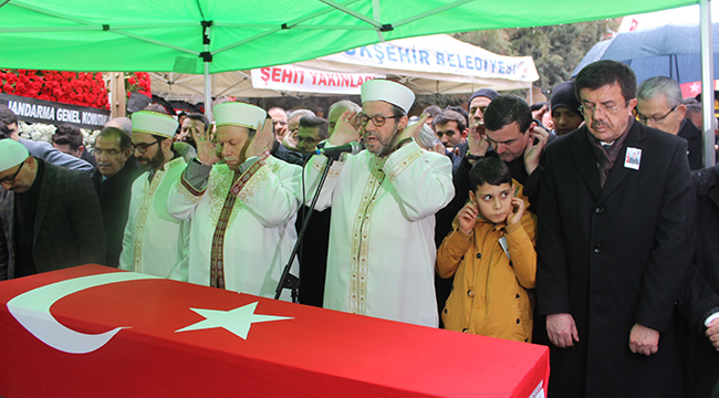 DENİZLİ'NİN ŞEHİDİ SON YOLCULUĞUNA UĞURLADI