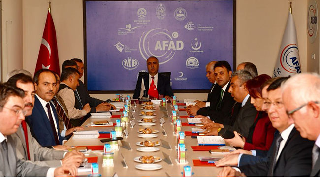 AFET VE ACİL DURUM TOPLANTISI YAPILDI