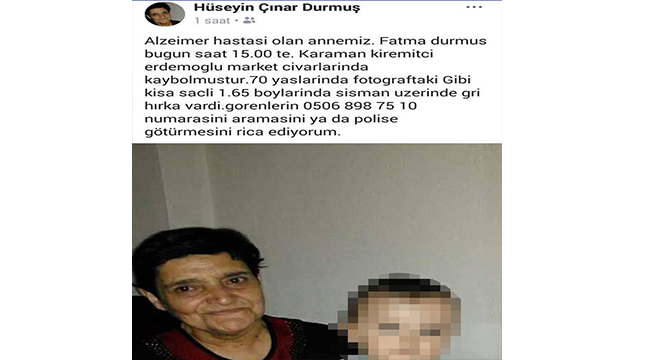 POLİS VE AİLESİ HER YERDE ONU ARIYOR