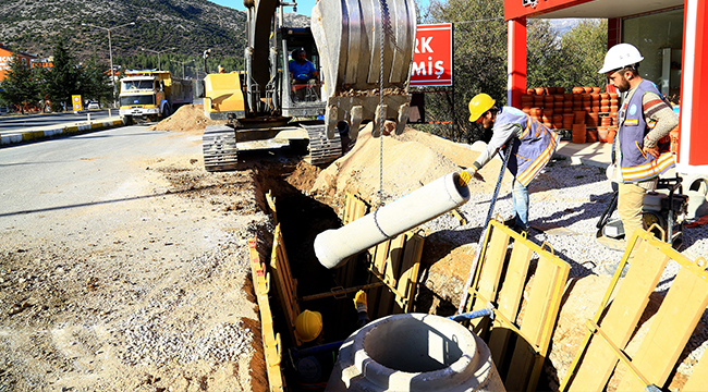SERİNHİSAR’DA DEV ALTYAPI YATIRIMI BAŞLADI