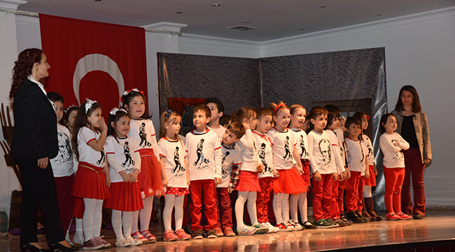 ANAOKULU ÖĞRENCİLERİ O RUHU YAŞATTI