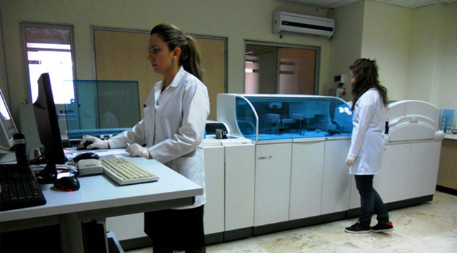 LABORATUVARDA YILLIK 7 MİLYON TEST YAPILIYOR