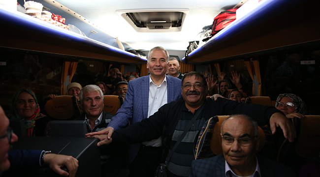 İLK KAFİLE 10 OTOBÜSLE YOLA ÇIKTI