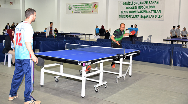 OSB’DE GELENEKSEL MASA TENİSİ TURNUVASI BAŞLADI
