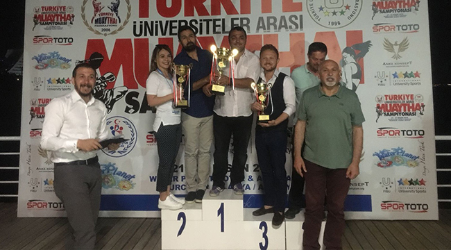 PAÜ MUAY THAİ TAKIMI BİRİNCİ OLDU