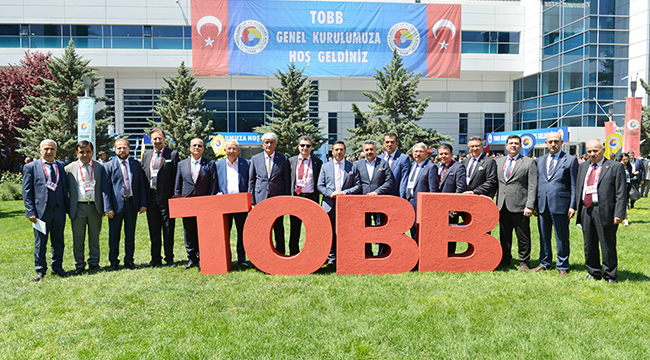 DTO, 16 DELEGESİYLE TOBB GENEL KURULUNDA