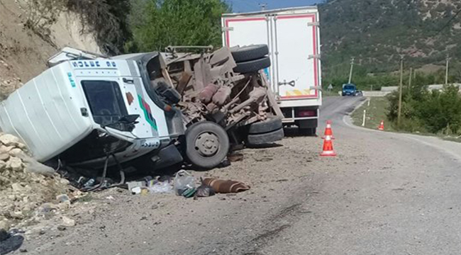 ÇAMELİ’DE KAZA:1 YARALI