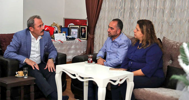 MİLLETVEKİLİ TİN, ŞEHİT AİLESİNİ ZİYARET ETTİ